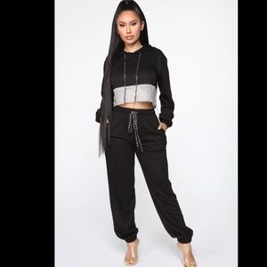 Fashion Nova matching jogger set